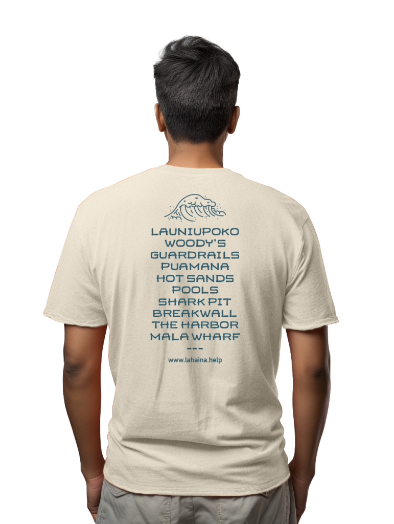 Lahaina Surf Spots Unisex Tee