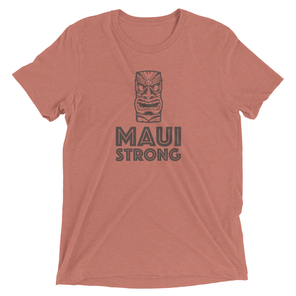 Maui Strong Tiki Unisex Tee - Image 2