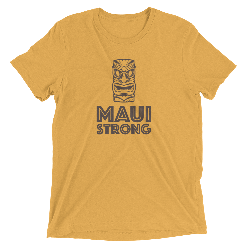 Maui Strong Tiki Unisex Tee - Image 3