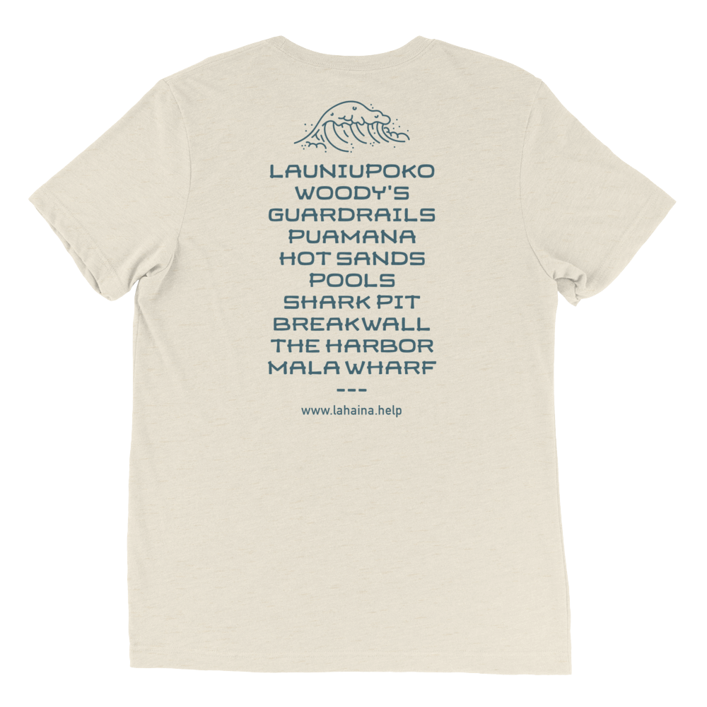 Lahaina Surf Spots Unisex Tee - Image 7