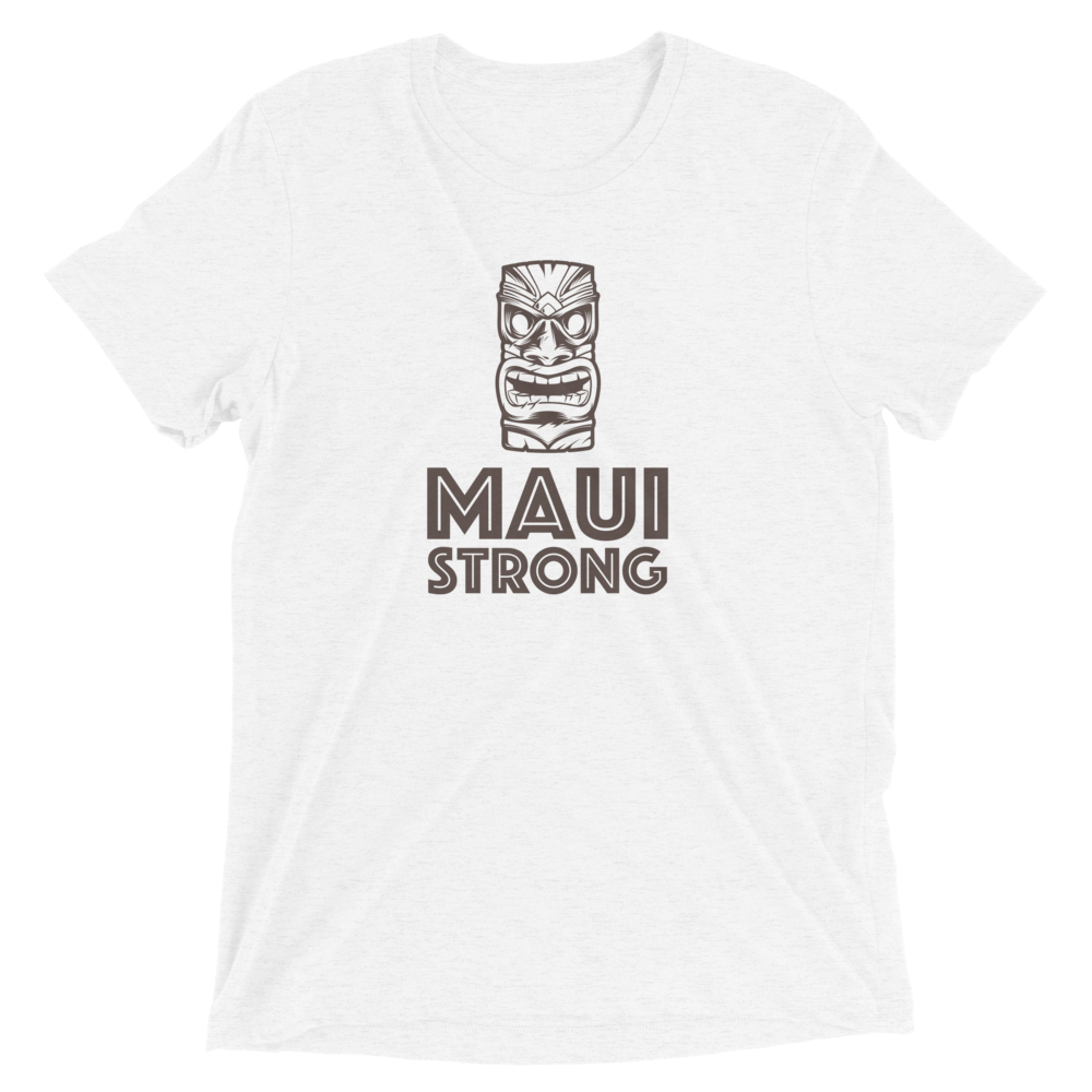 Maui Strong Tiki Unisex Tee - Image 6
