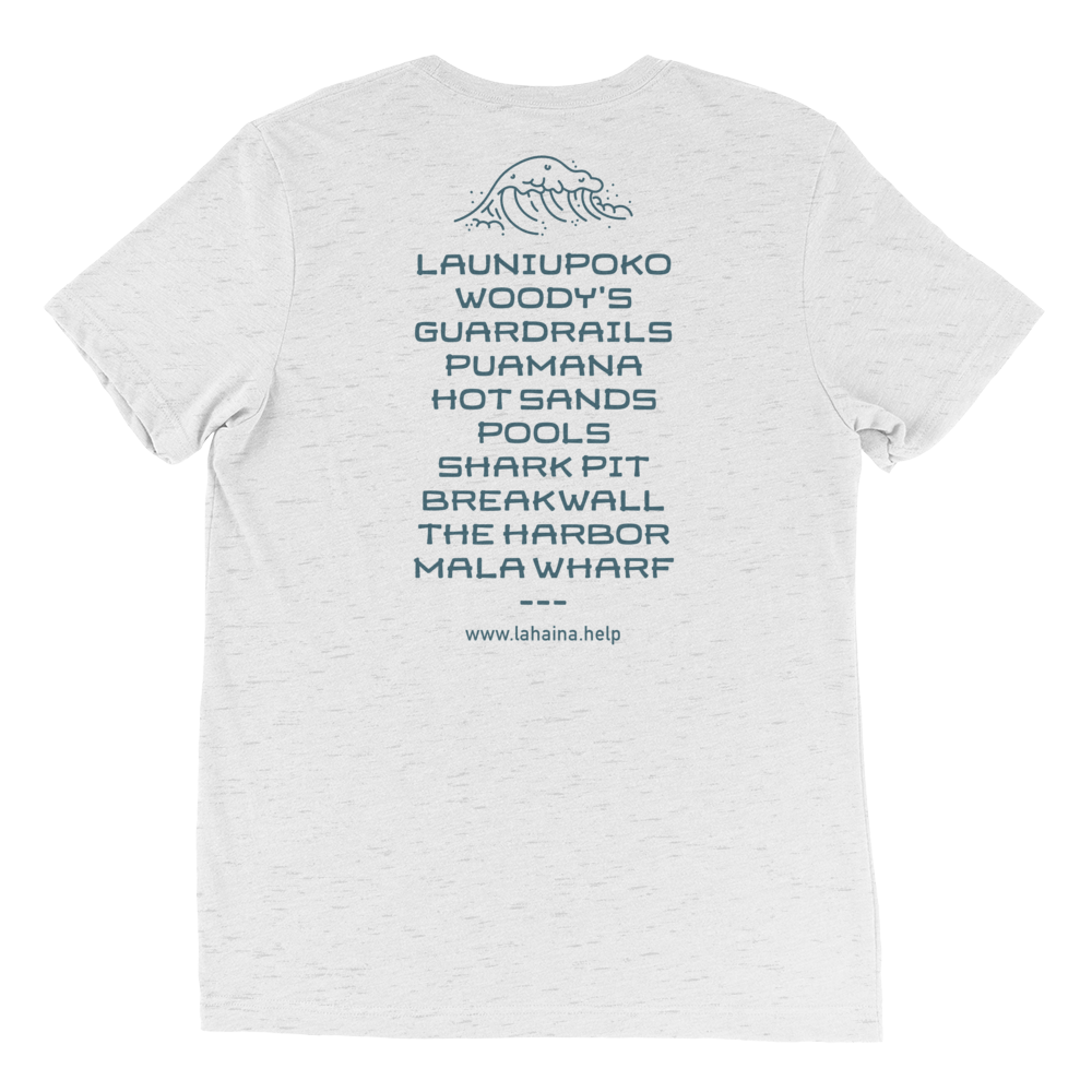 Lahaina Surf Spots Unisex Tee - Image 5