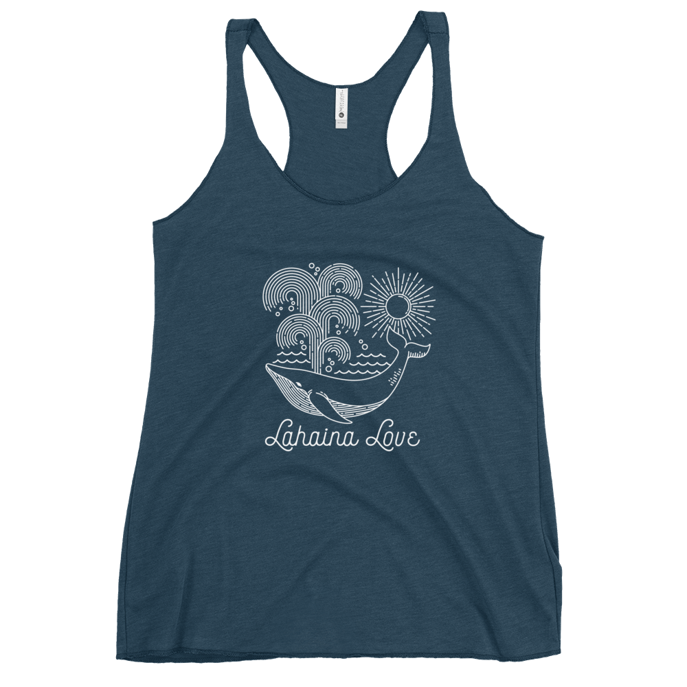 Lahaina Love Whale Women's Racerback Tank - Image 3